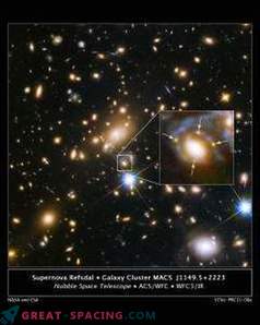 Hubble näitas nelja vana supernova peegeldust