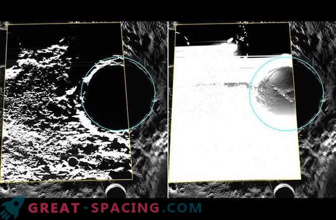 NASA sai kõigepealt Mercury fotosid jääst.