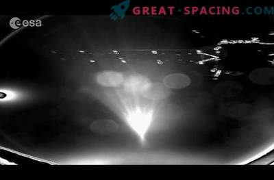 Verkregen eerste foto's van komeet Churyumov-Gerasimenko uit Phil's landingsmodule