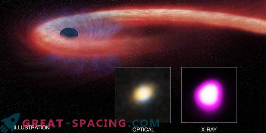 Un trou noir supermassif déchire une étoile malheureuse