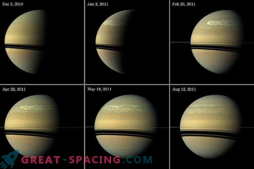 Suured tormid raputavad Saturni atmosfääri.
