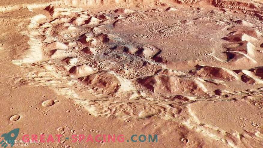 Uus kraater Marsil või super vulkaan?