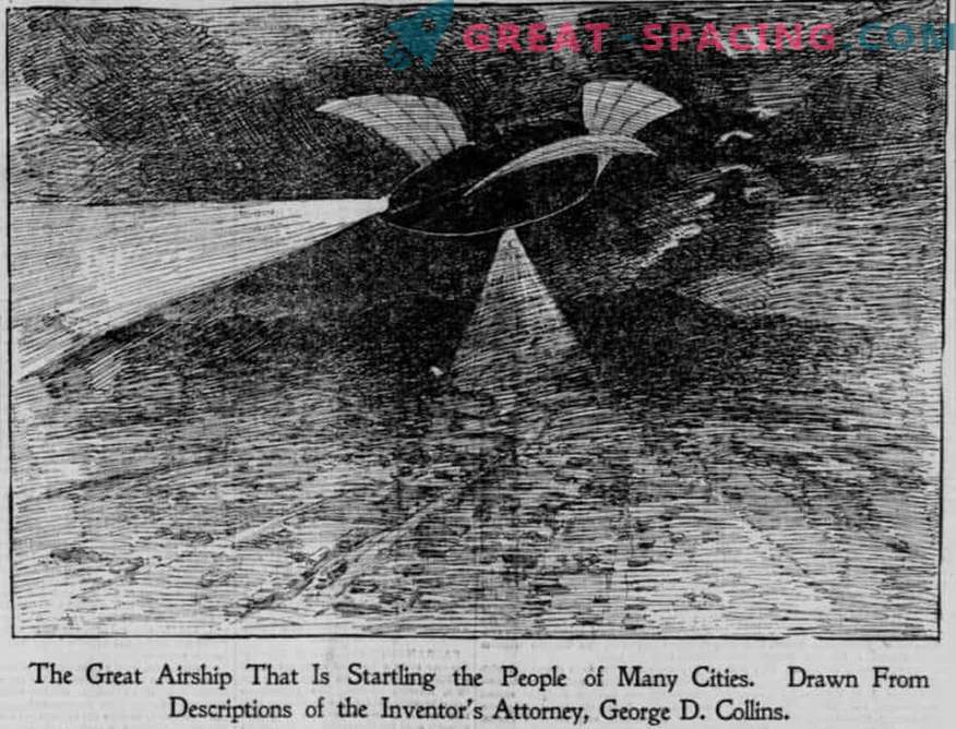 Salapärane õhulaev või tundmatu objekt. Mida tunnistajad kirjeldasid 1896. aastal