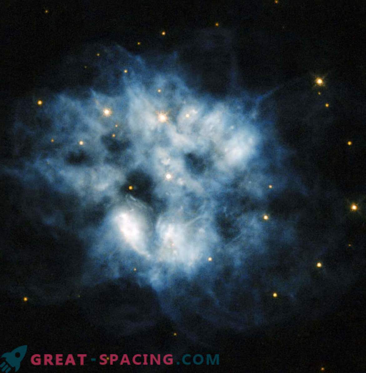 Supernova jääk, millel on võimas soojuskiirgus