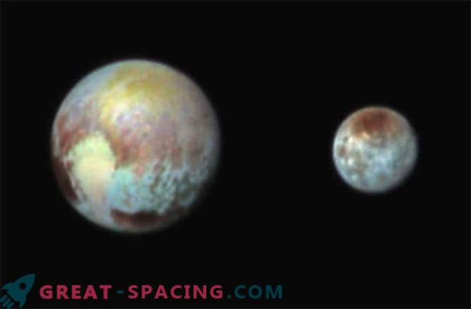 New Horizons tegi Pluto ja Charoni värvifoto