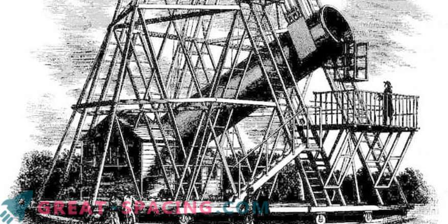 O telescópio gigante de William Herschel parecia