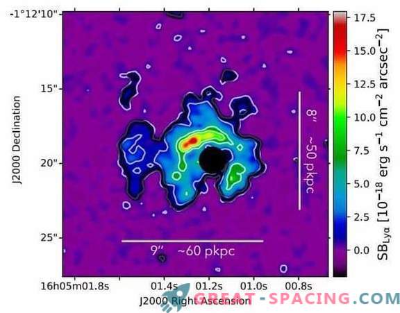 Lyman alpha viskamine kvasari ümber J1605-0112