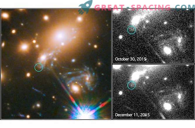 Supernova Einsteini ristsidemed tagasi