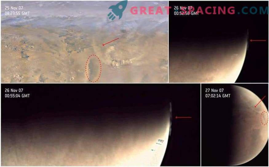 Mars-Express uurib kõrgelennulisi pilve
