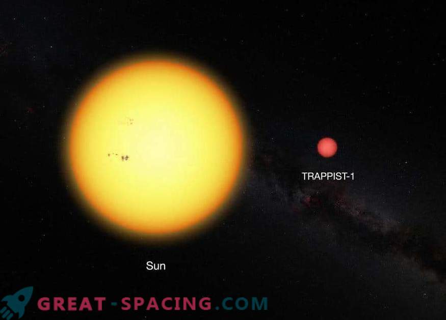 Planeedid TRAPPIST-1 võivad sisaldada vett