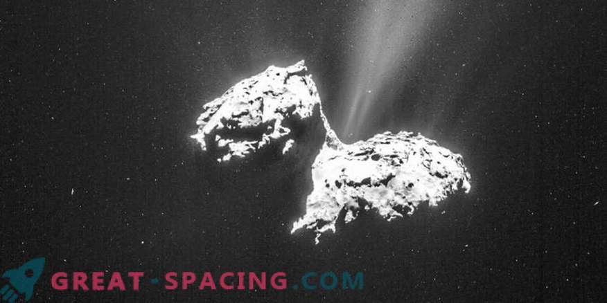 Komeedi Rosetta 67P kummaline kuju ja volatiilsus