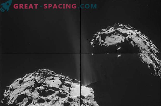 Rosetta nägi komeetide Churyumov-Gerasimenko pinnalt väljavoolavat aurujoa