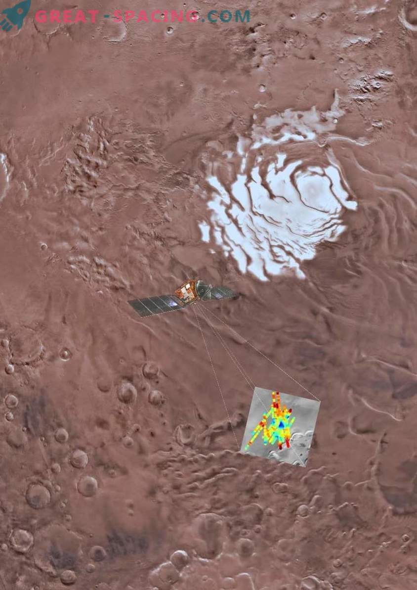Mis on peidetud Marsi lõunapoolse polaari alla