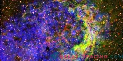 Zdjęcia kosmosu: bańka gwiazdowa gazu