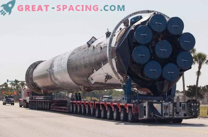 SpaceX-Rakete Falcon erhielt maximalen Schaden