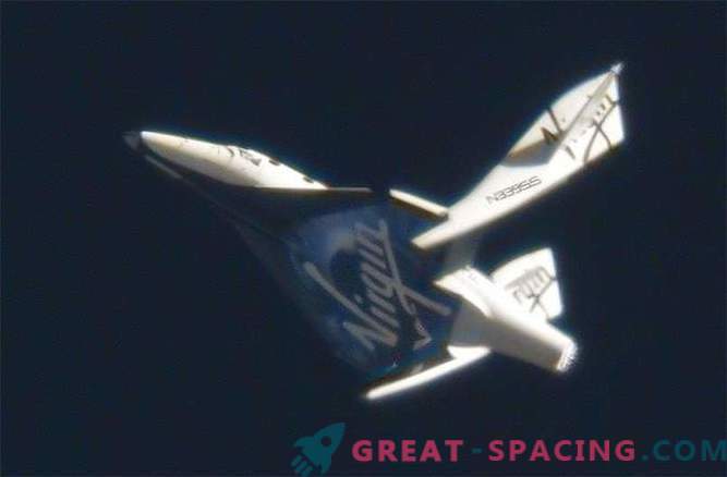 SpaceShip kaks raketimootorit ei olnud õnnetuse põhjuseks