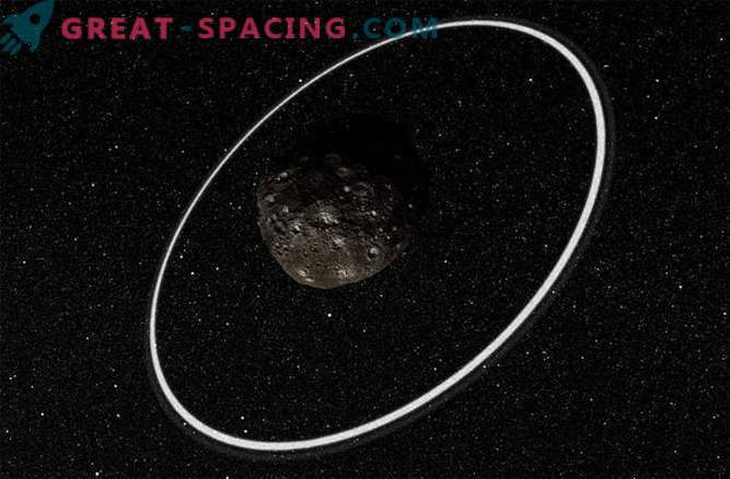 How the rings were discovered in an asteroid. Photo