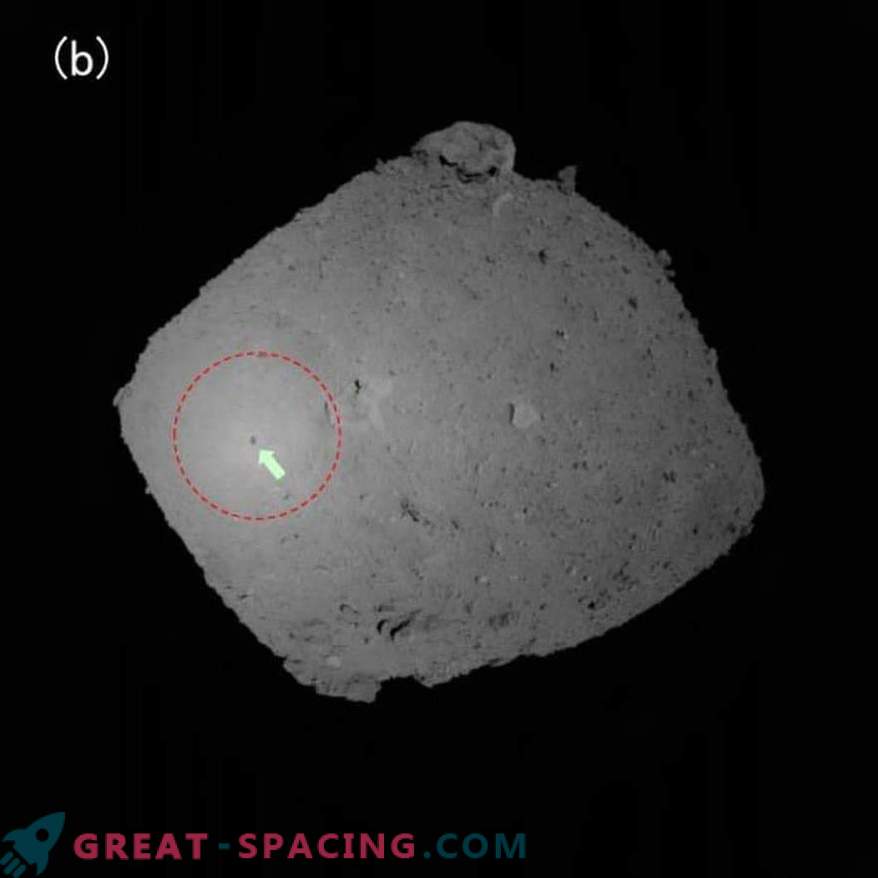 Hayuguuse 2 vari täheldati Ryugu asteroidil