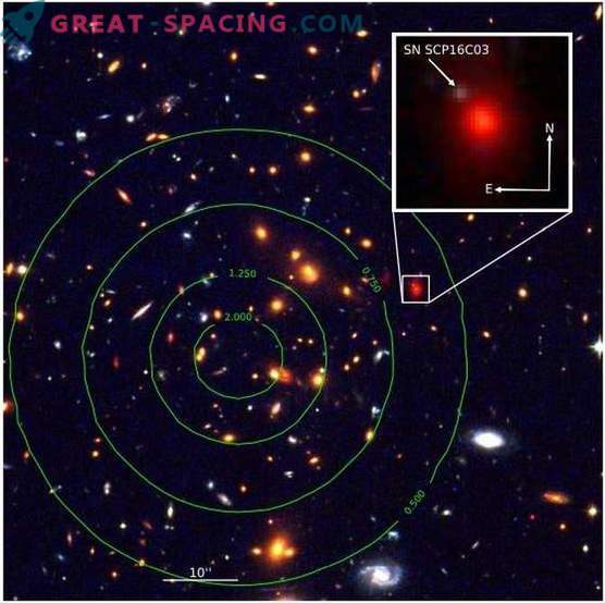 Gravitatsiooniläätsed leiti supernoovast