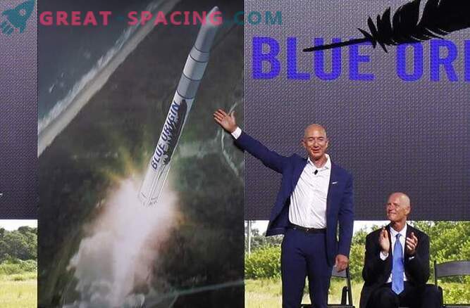 Amazonase asutaja Jeff Bezos käivitab kosmose raketid Floridast.